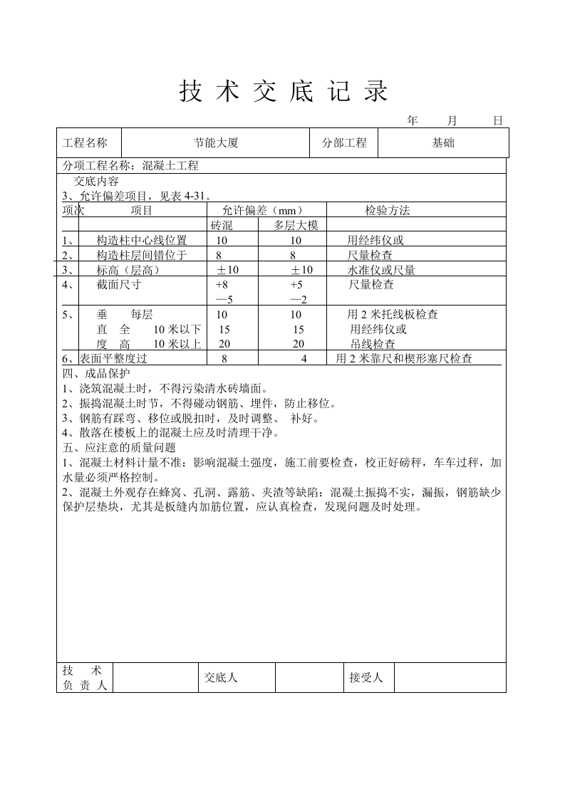 混凝土工程技术交底.doc 第3页