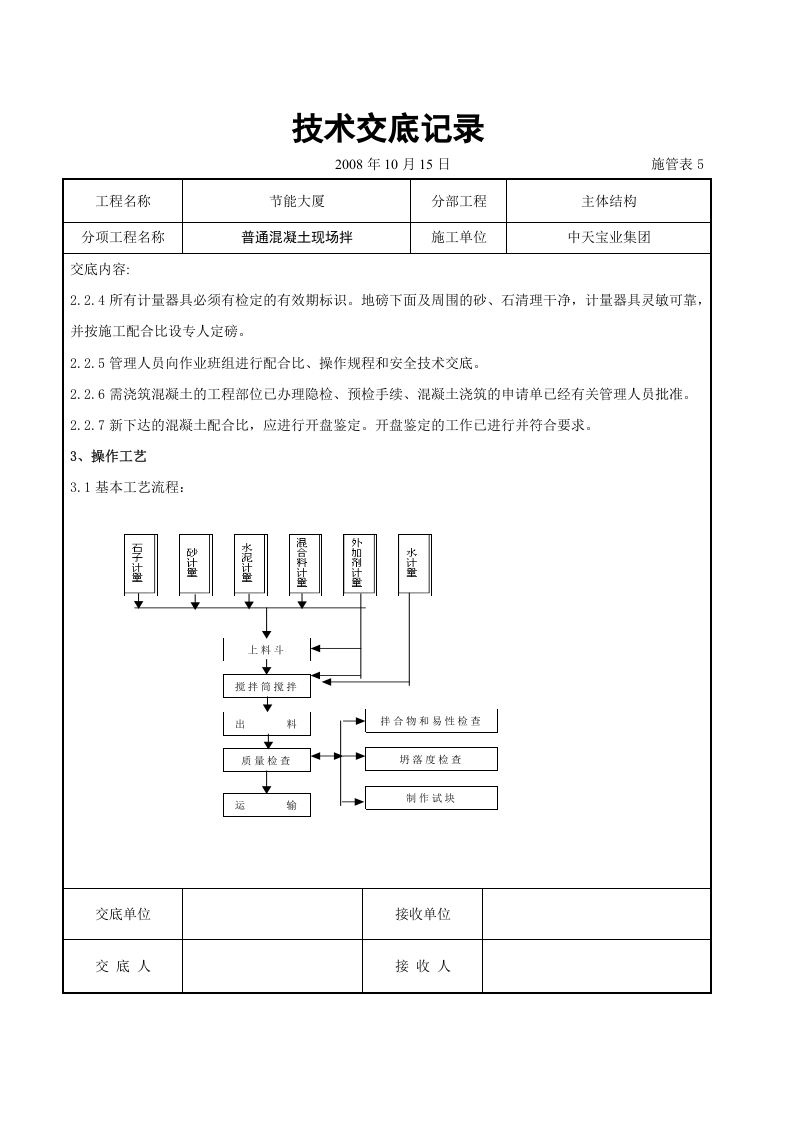 普通混凝土现场拌交底记录.doc 第3页