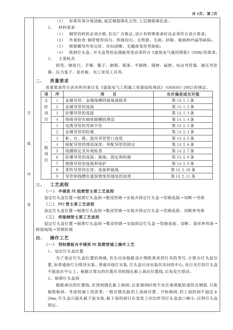 预制楼板内管路敷设工程技术交底.doc 第2页