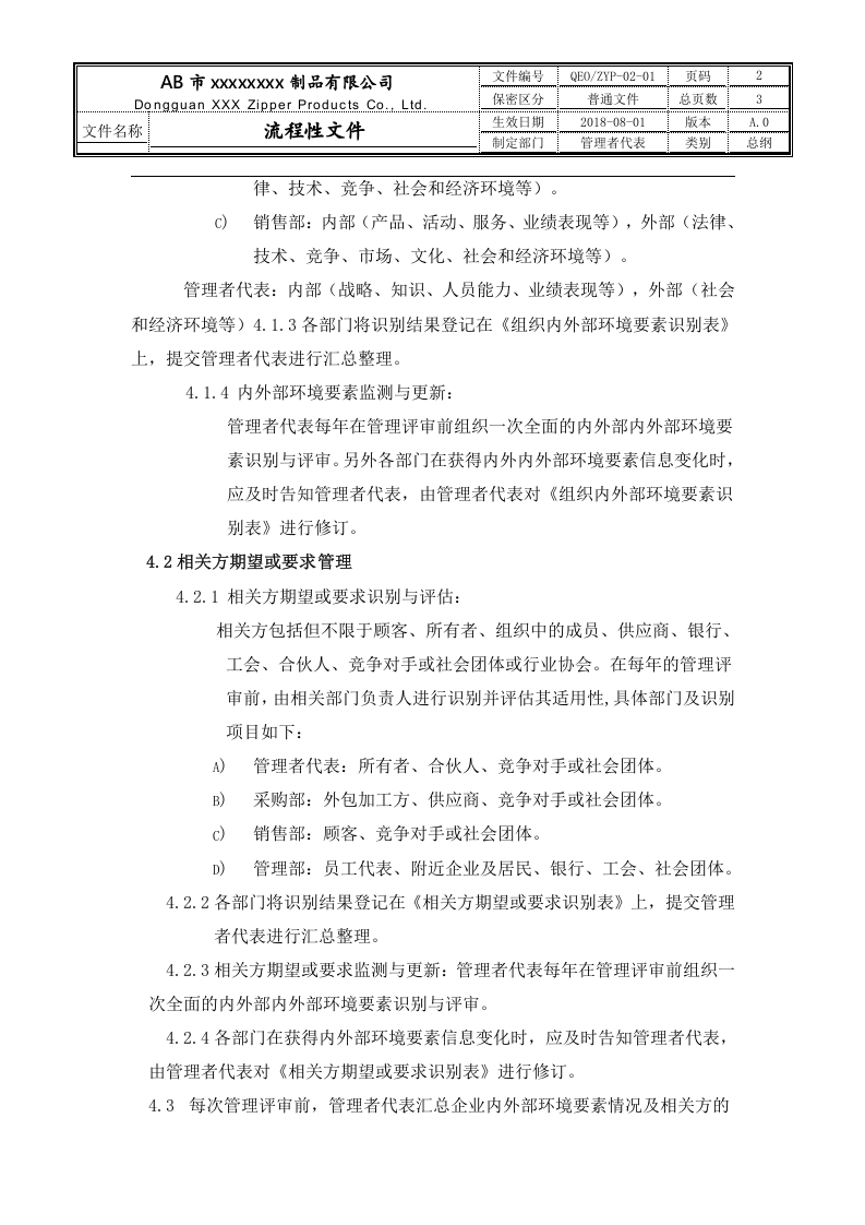 【02】组织环境与相关方要求管理程序.doc 第2页