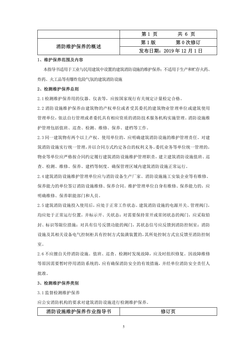 建筑消防设施维护保养作业指导书（安全文库：chaojikaona.cn）.doc 第6页