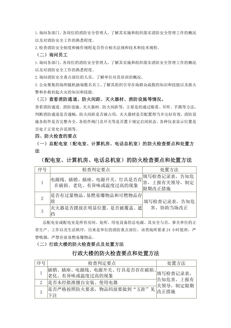 消防安全检查的内容及检查方法隐患排查（chaojikaona.cn）.docx 第2页