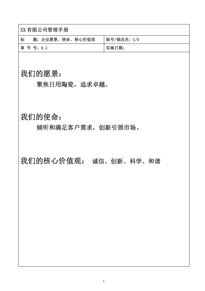 2015新版QEOMS三合一管理手册.doc 第5页
