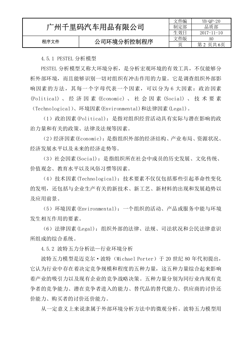 20公司环境分析控制程序.docx 第2页