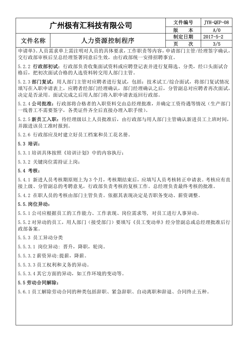 QEP-08人力资源控制程序ok.doc 第3页