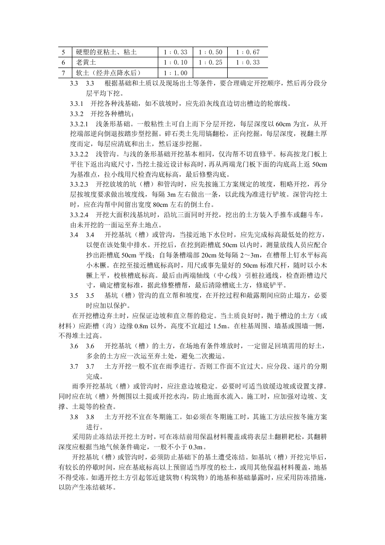 人工挖土工艺标准.doc 第2页
