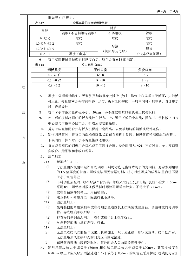 06通风管道及部件制作工程.doc 第4页