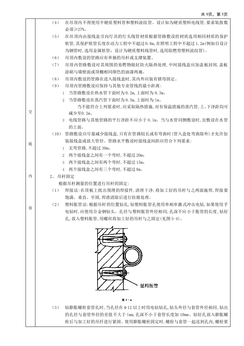 05吊顶内管路敷设工程.doc 第5页