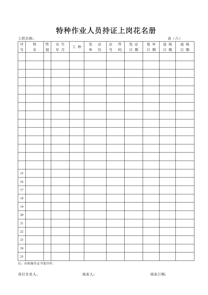 安全内业资料全套word表格.doc 第4页