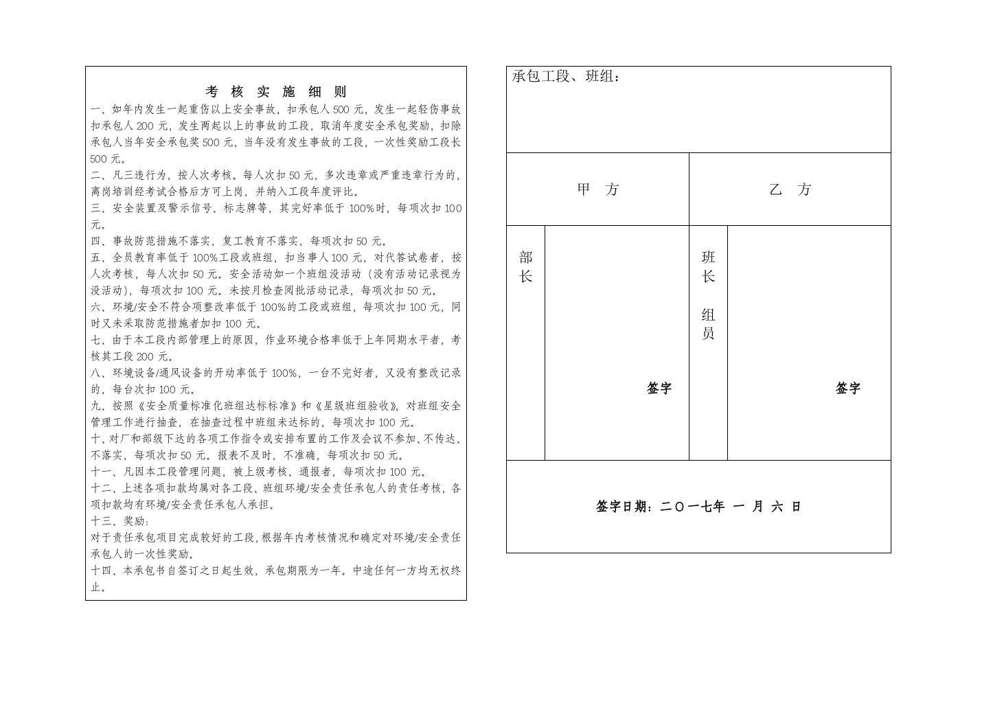 生产管理室安全、环保、防火工作目标承包书.doc 第2页