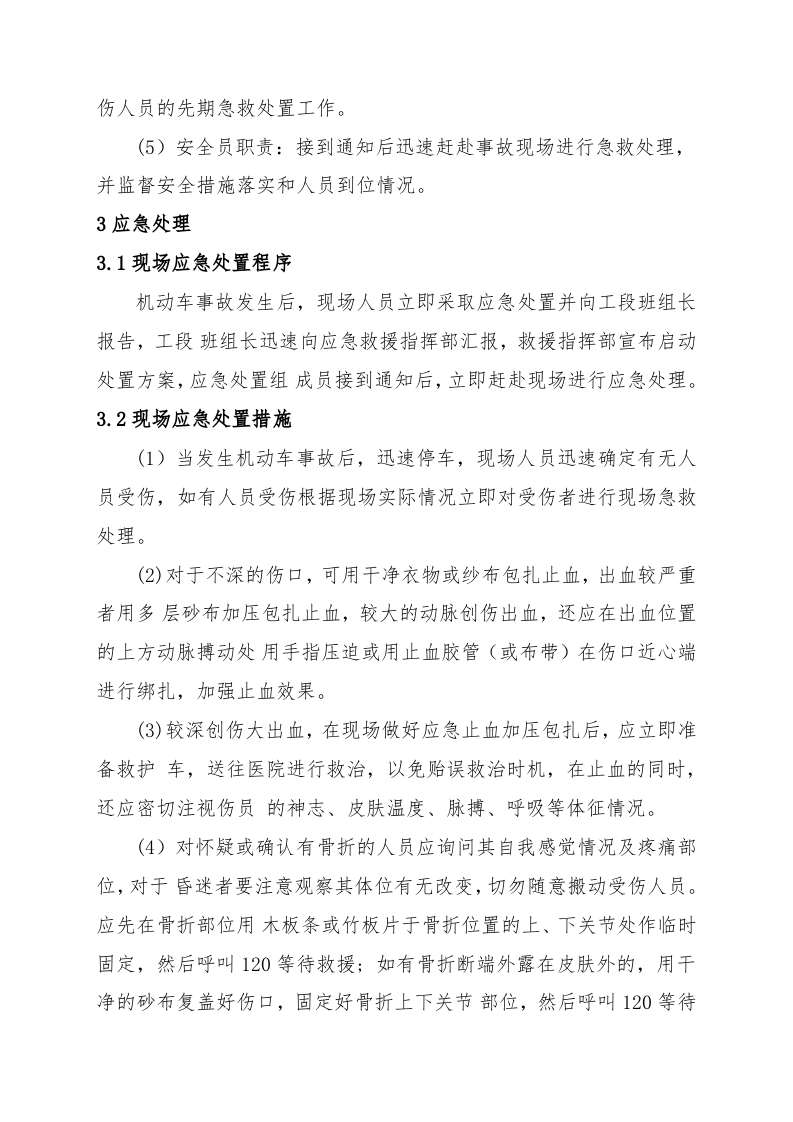 交通事故现场处置方案.doc 第3页