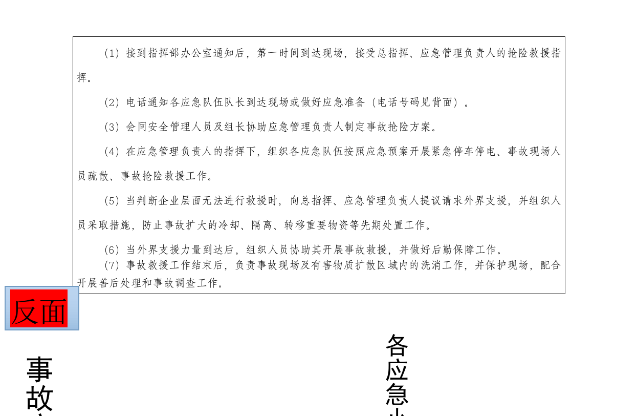 企业安全生产应急处置卡--模板.doc 第6页