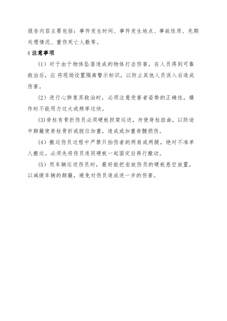 物体打击事故现场处置方案.doc 第5页