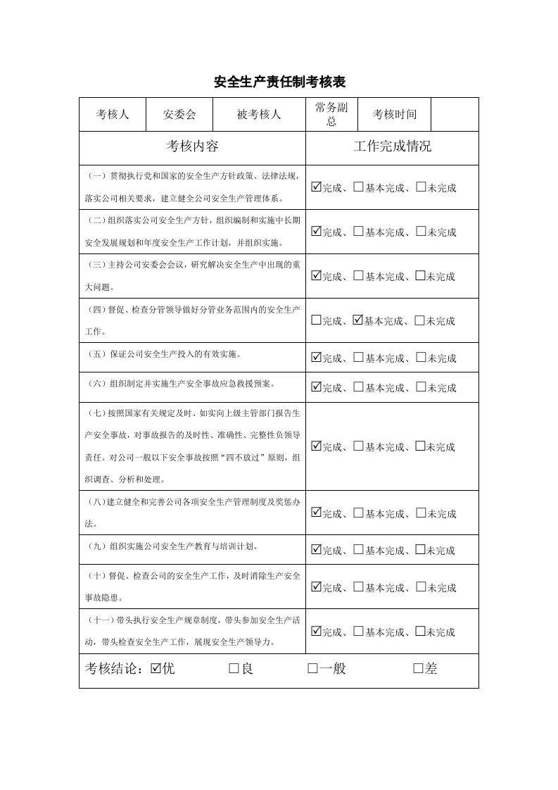 安全生产责任制考核表（3）.doc 第2页