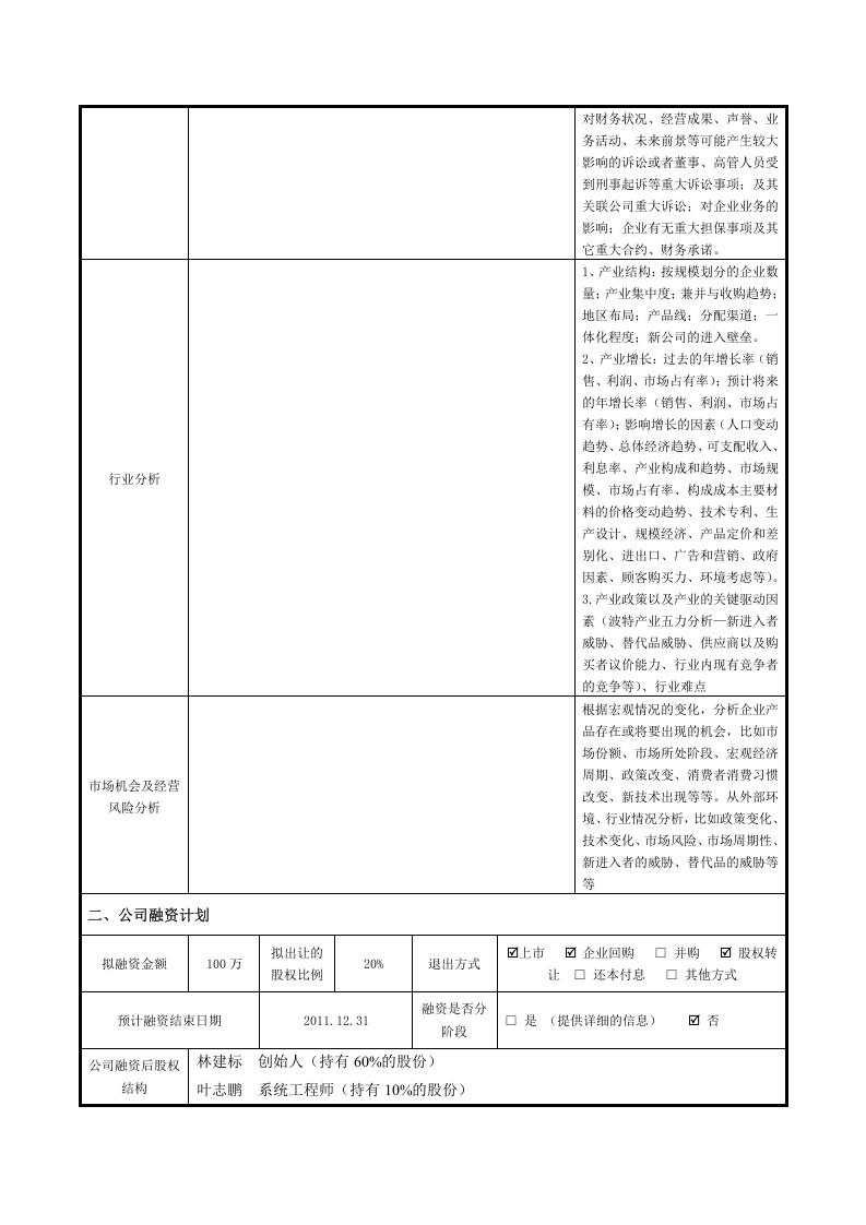 股权融资项目计划书.doc 第2页