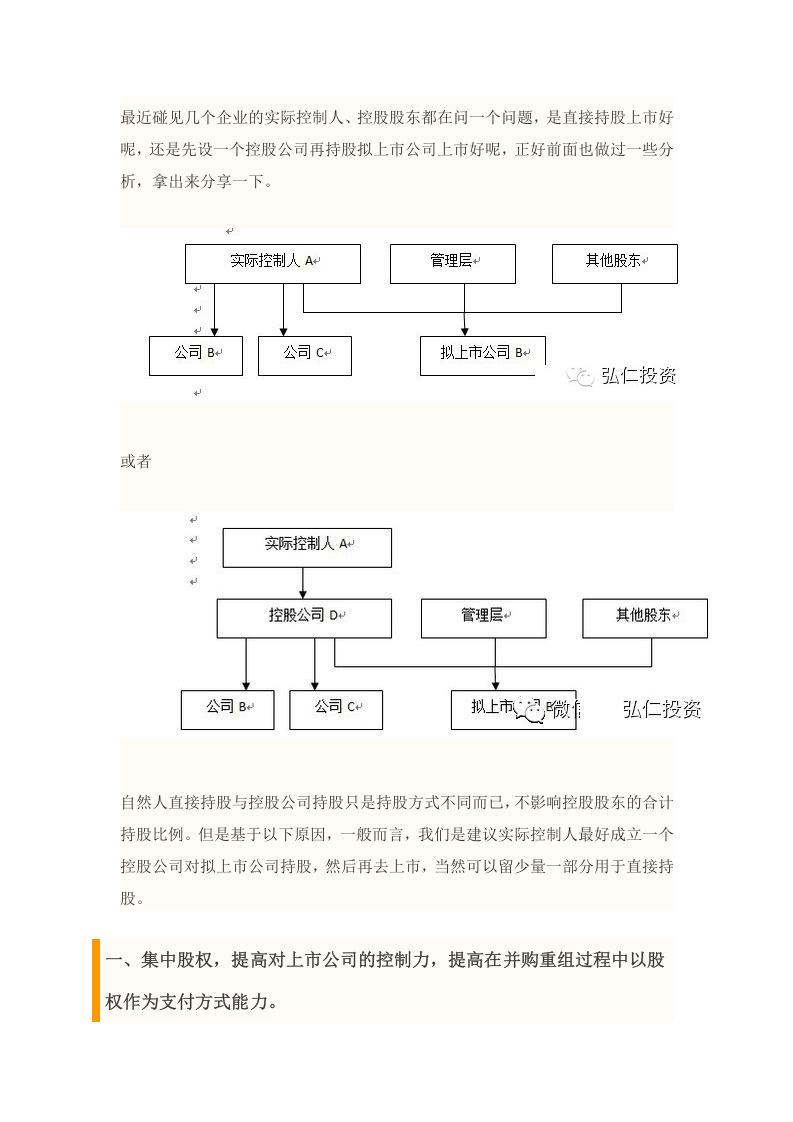 新三板IPO：拟上市公司股权结构顶层设计方案.docx 第1页