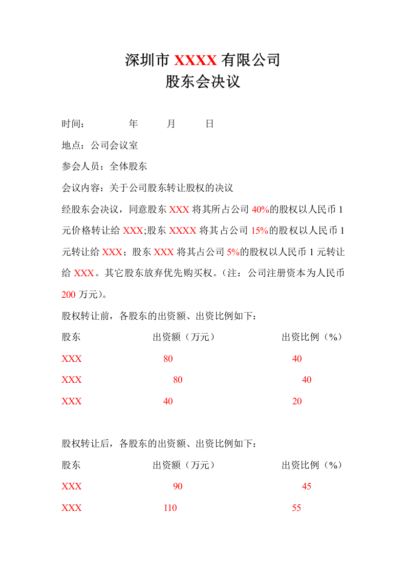 股权转让协议书《全版》.doc 第1页