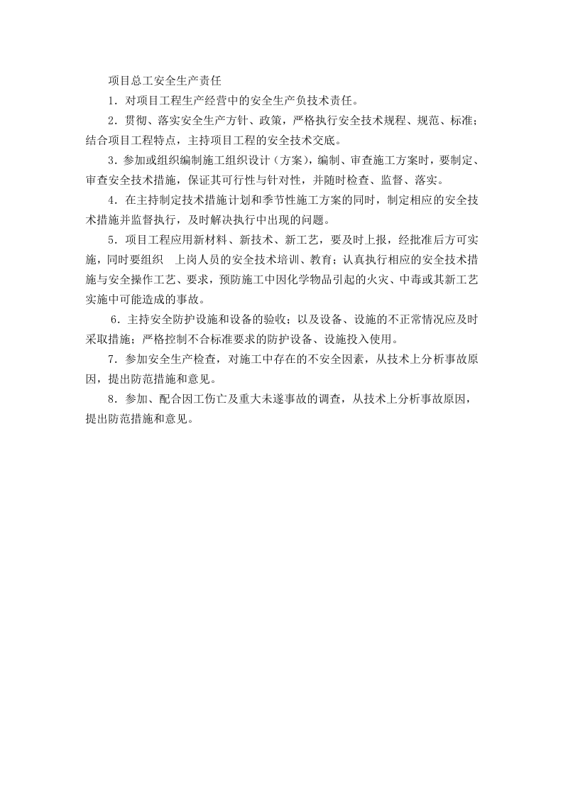 项目总工安全生产责任.doc 第1页