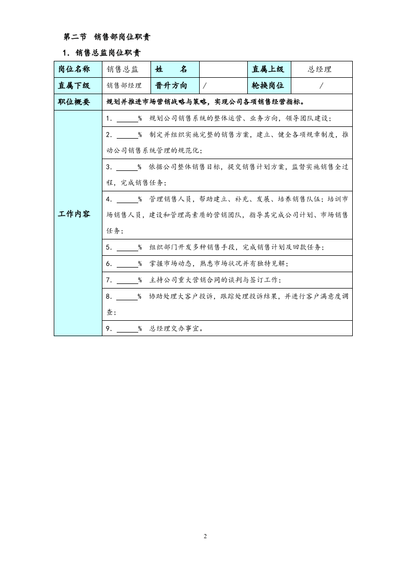02-销售管理及薪资提成制度.docx 第2页