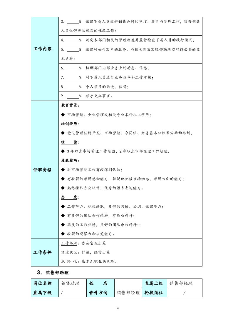 01-【标准制度】销售管理及薪资提成制度.docx 第4页