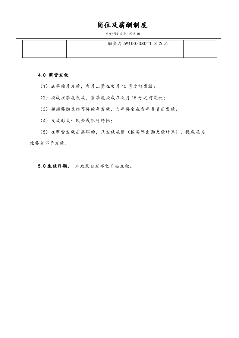 01-【标准制度】中小公司销售岗位薪酬制度.docx 第2页