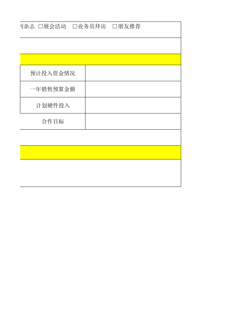 经销商调研表.xls 第4页