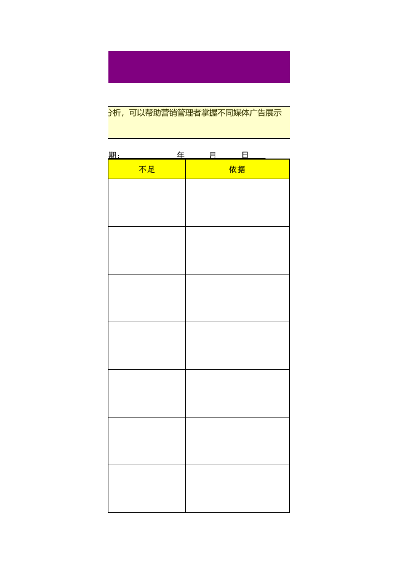广告展示效果评估表.xls 第3页