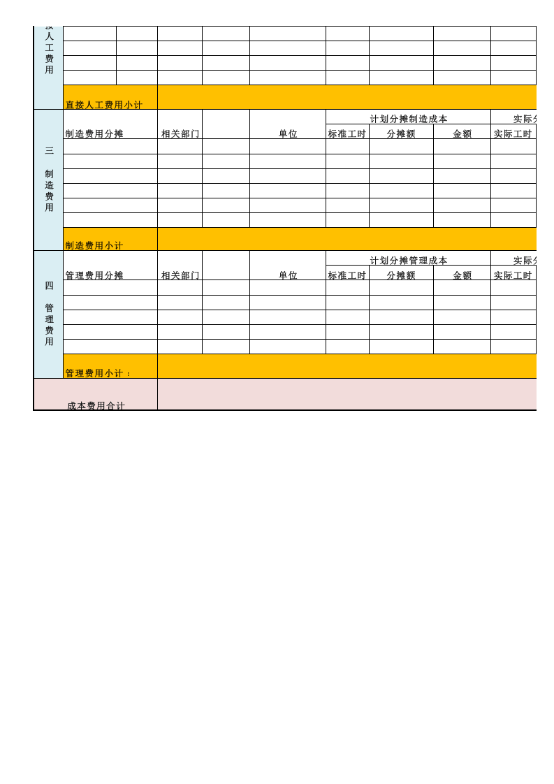 产品成本核算表.xls 第2页