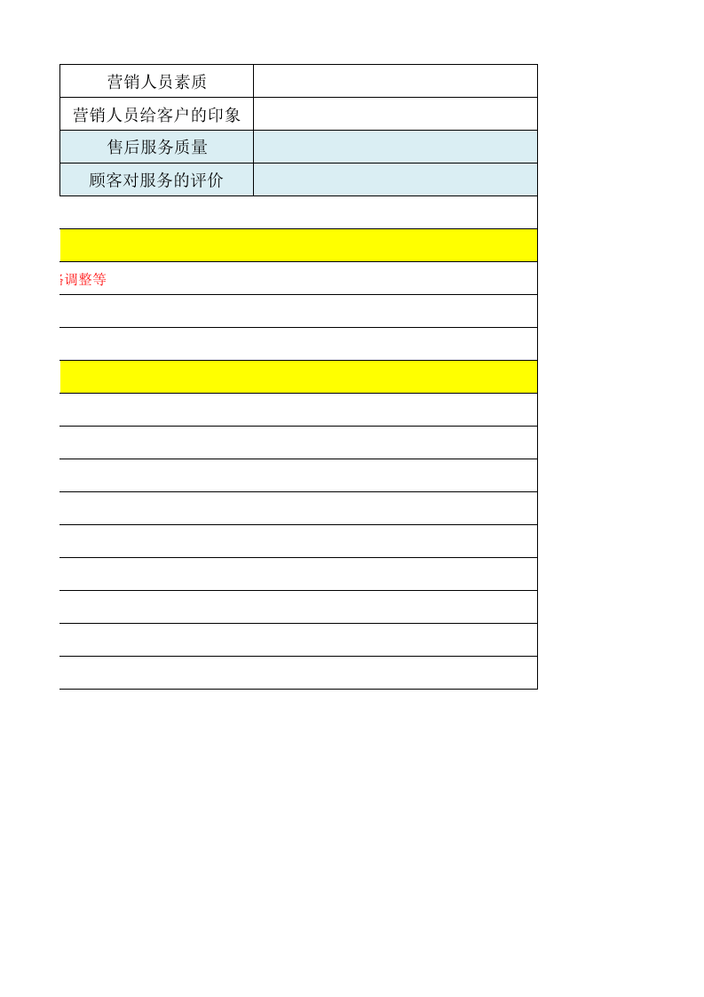 竞争对手调查与分析表.xls 第4页