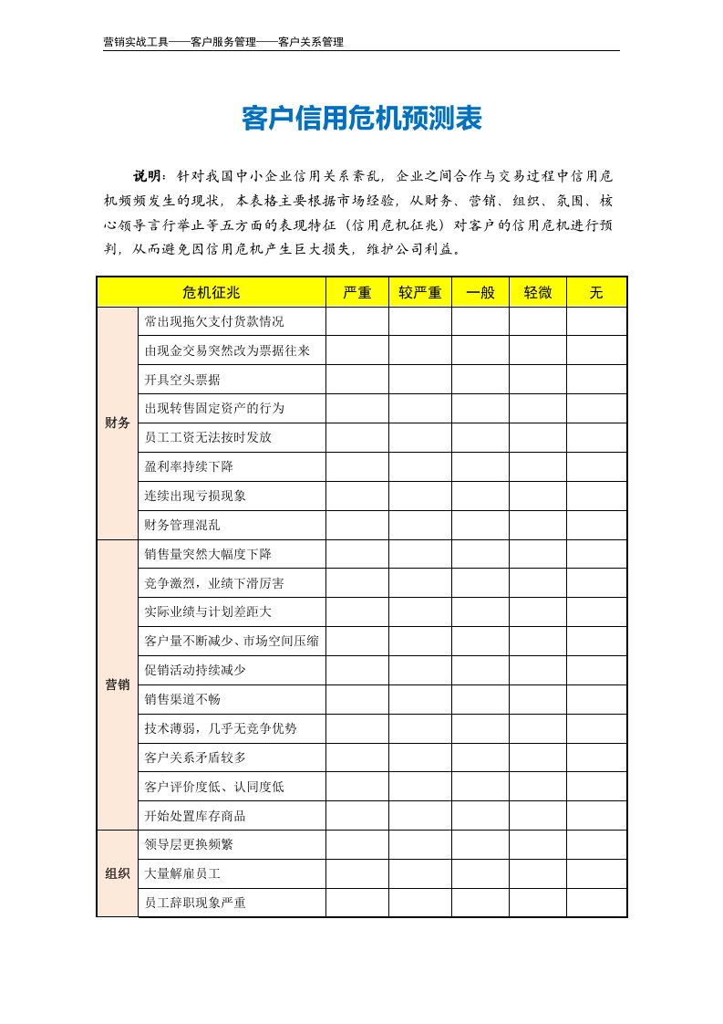 客户信用危机预测表.doc 第2页