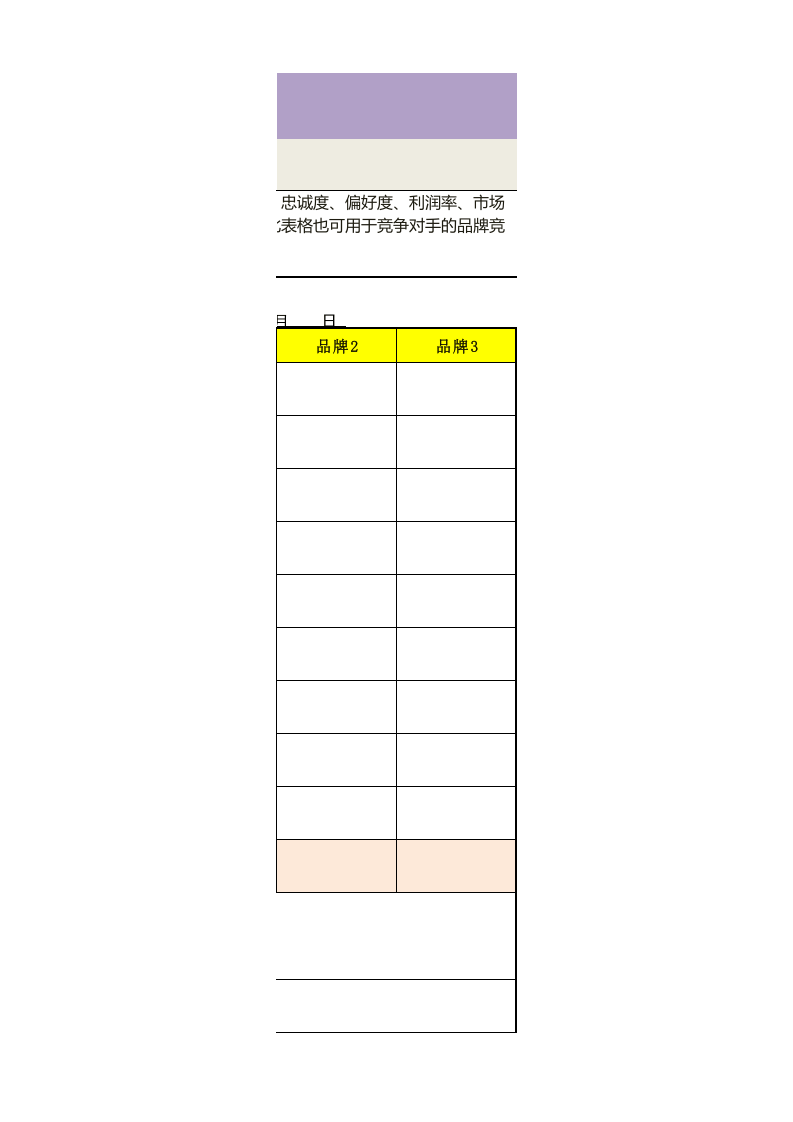 产品品牌竞争力评估表.xls 第5页
