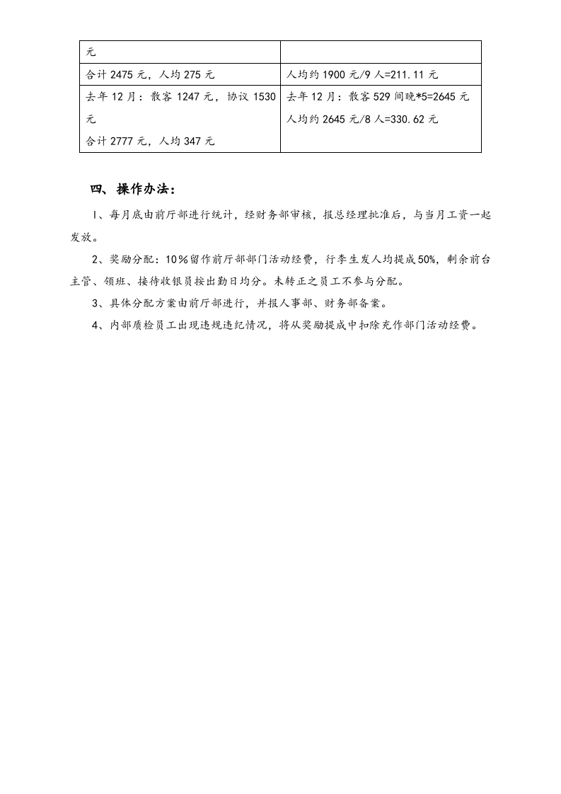 09-【实例】酒店前厅部散客售房提成激励方案.doc 第2页