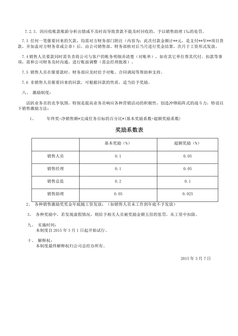销售人员薪资及销售提成制度.doc 第3页