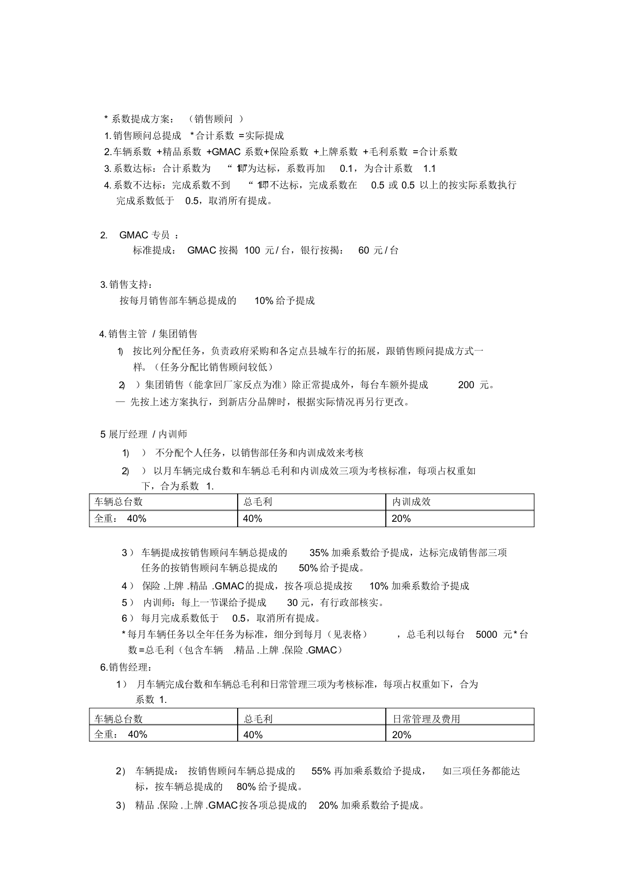 4S店销售部销售提成方案通隆汽车.docx 第2页