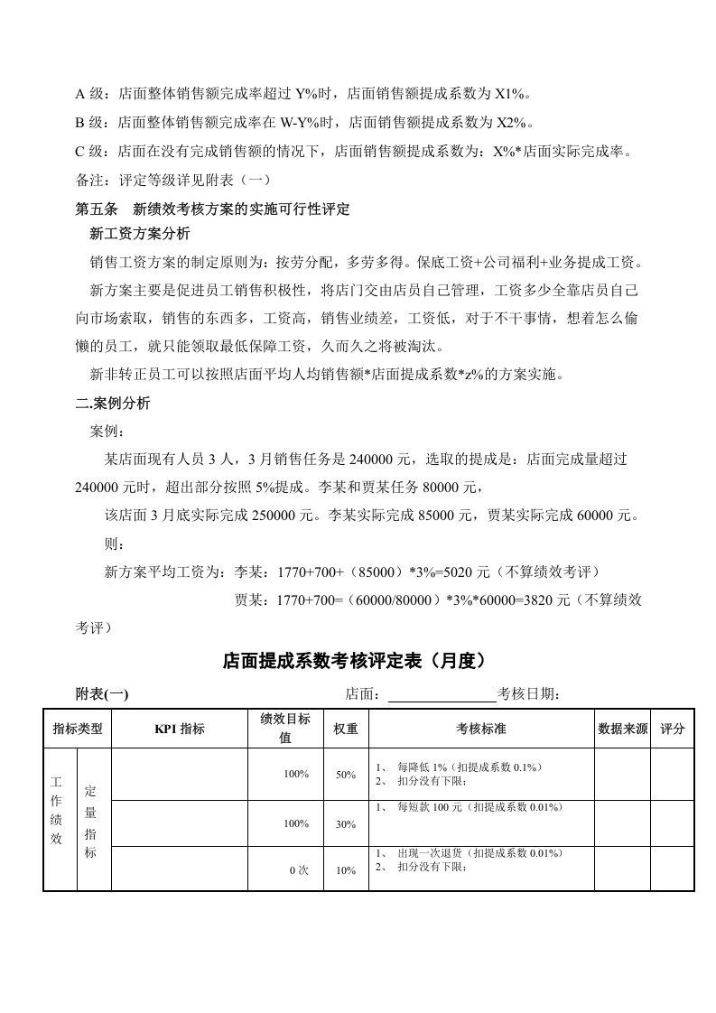 店面销售人员薪酬方案制定.doc 第2页