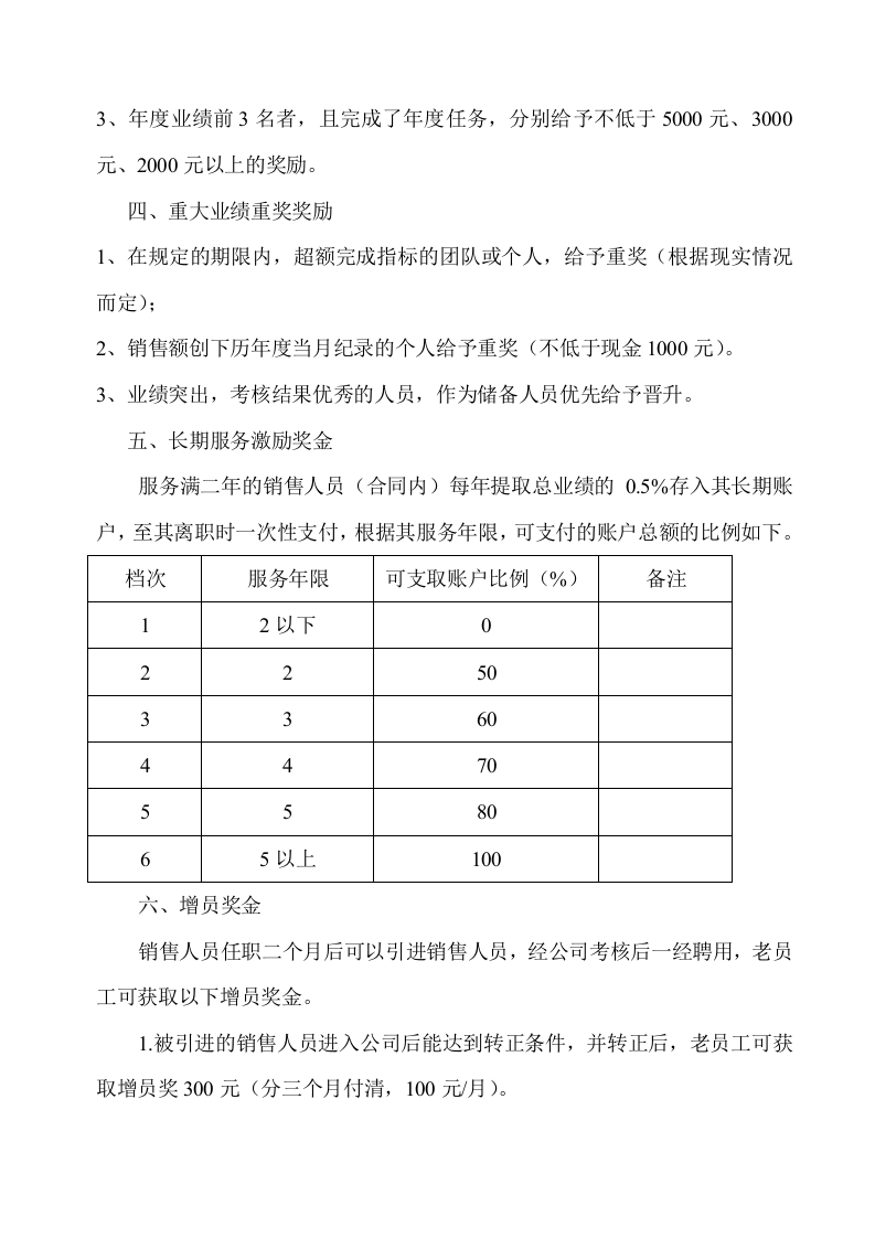 公司销售人员激励方案(修改版).doc 第2页