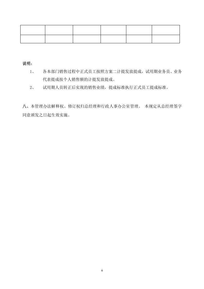 商贸公司业务部绩效考核与提成管理办法.doc 第6页