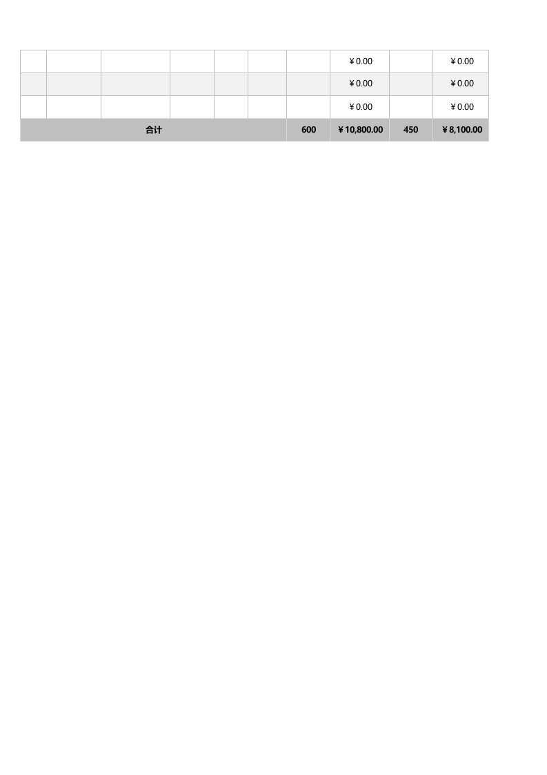 商品出入库月报表（适合固定成本价产品）1.xlsx 第2页
