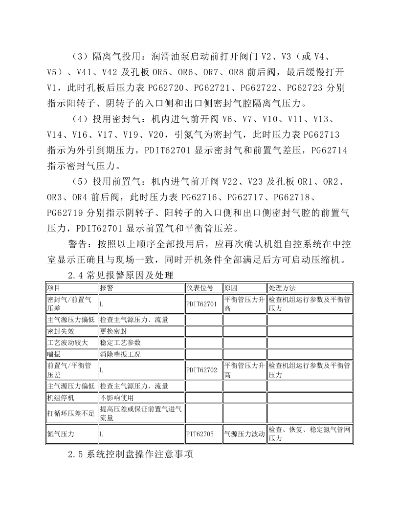 螺杆式压缩机岗位操作规程.docx 第4页