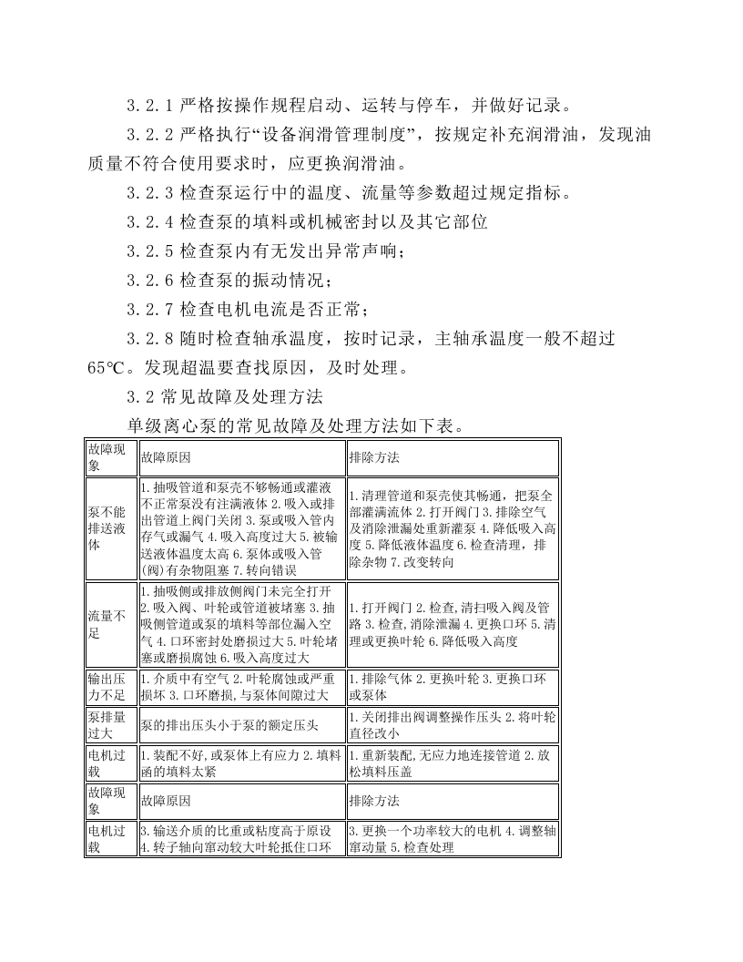 单级离心泵维护规程.docx 第4页