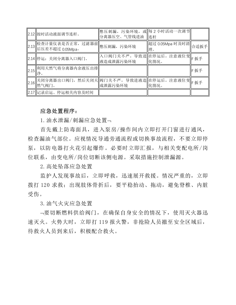 两相分离器启、停操作规程.docx 第2页