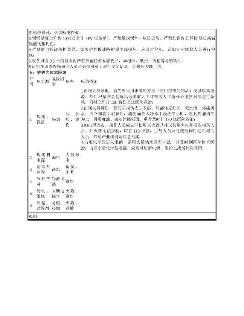 自动焊锡机安全操作规程.docx 第2页