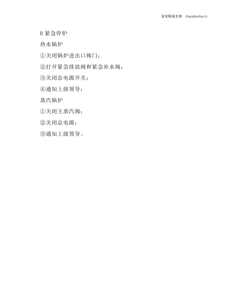 低压燃煤蒸汽锅炉安全操作规程.docx 第4页