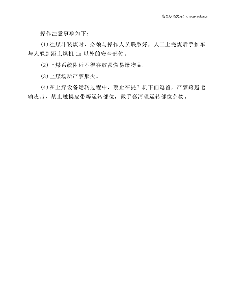 锅炉上煤岗位操作规程.docx 第3页