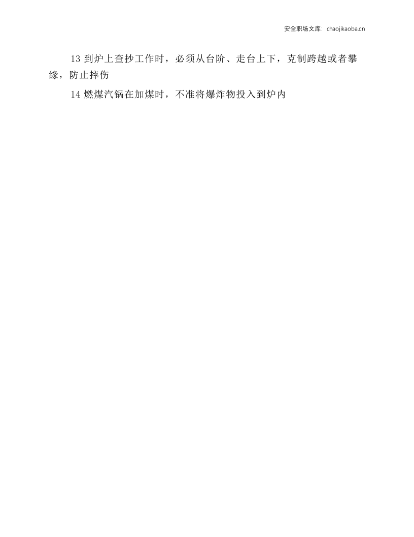 司炉工安全技能操作规程.docx 第2页