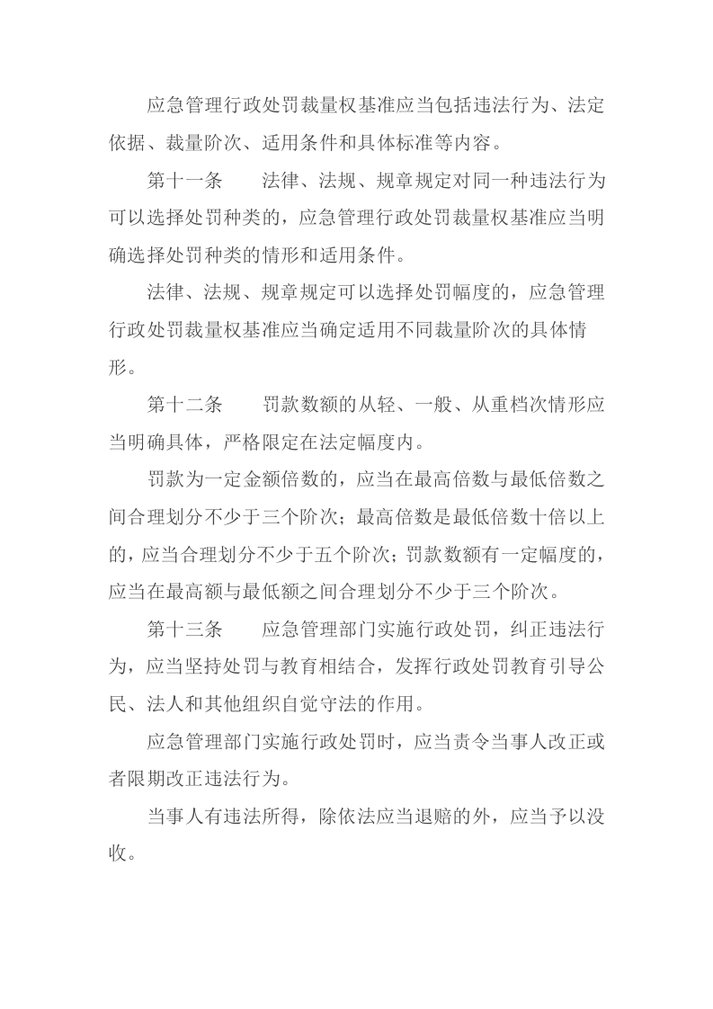 应急管理部12号令《应急管理行政裁量权基准暂行规定》.doc 第4页