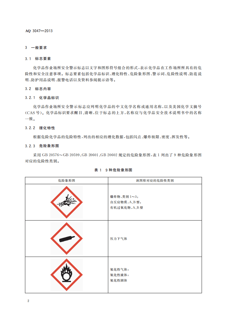 AQ3047-2013化学品作业场所安全警示标志规范.pdf 第5页
