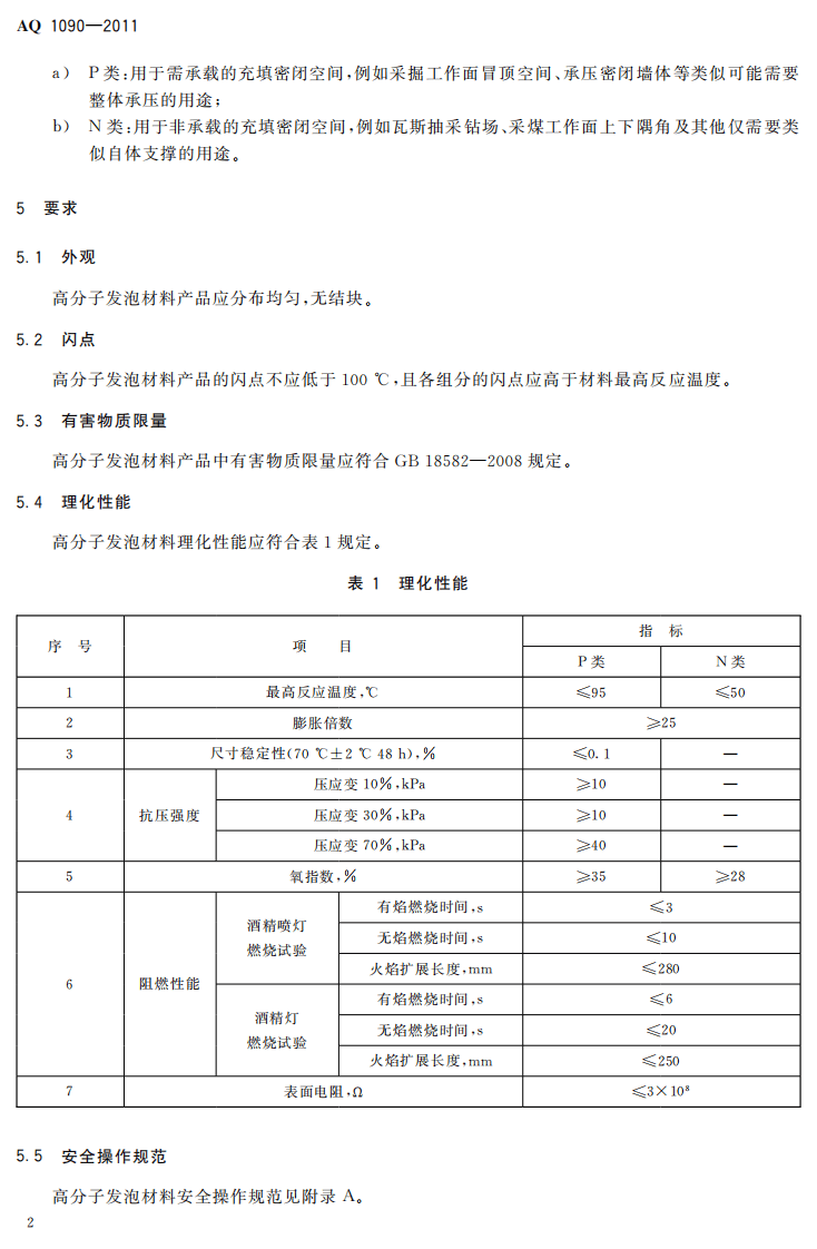煤矿充填密闭用高分子发泡材料.pdf 第6页