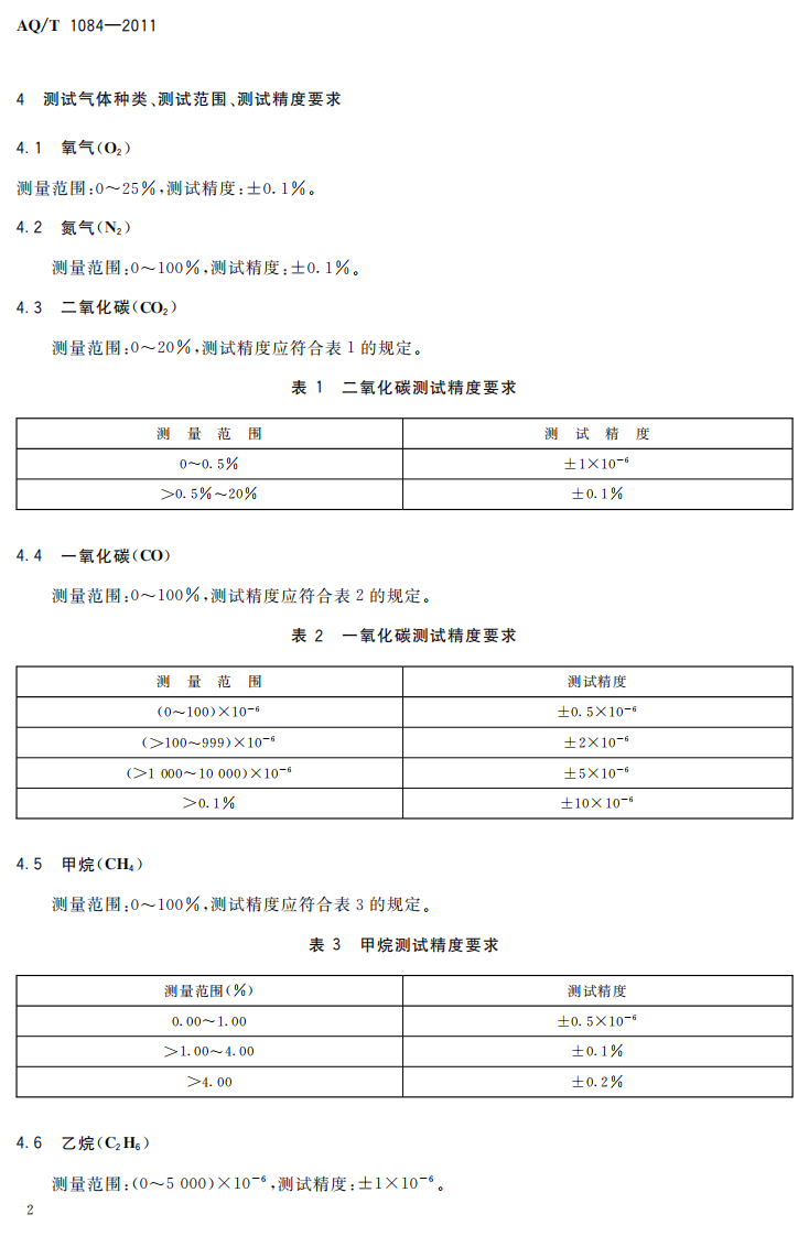 煤矿灾变环境混合气体测试方法与爆炸危险性判定规则.pdf 第6页