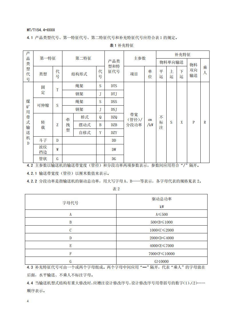 煤矿用带式输送机型号编制方法.pdf 第4页